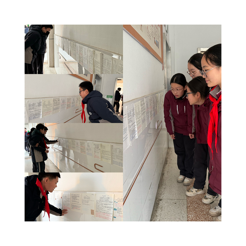 學(xué)生熱情參觀展出作品.JPG